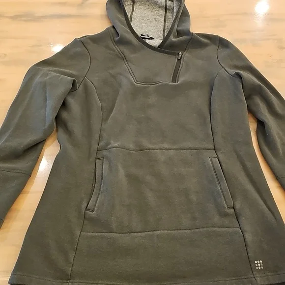 Title Nine Olive Green Pullover Hoodie - Picture 11 of 13